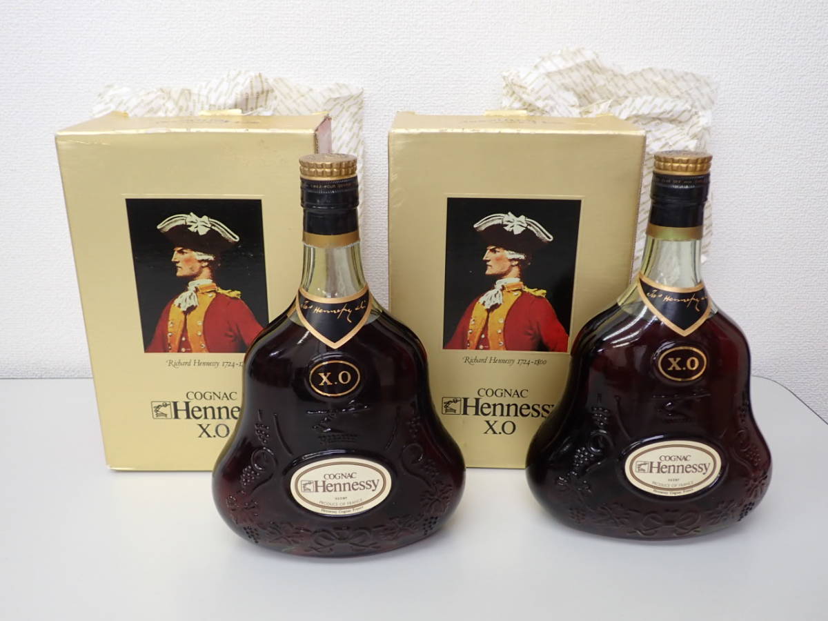 金キャップ ヘネシー Hennessy XO グリーンボトル 古酒 700ml 40°700ml