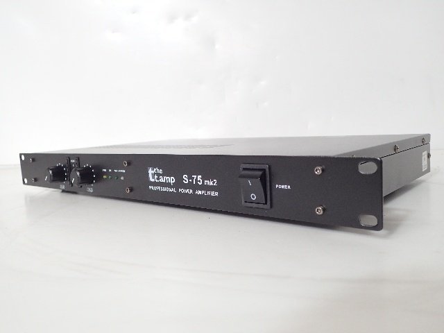 パワーアンプ thomann トーマン S-75mk2 S-75 mk2 Thomann - ドイツ製
