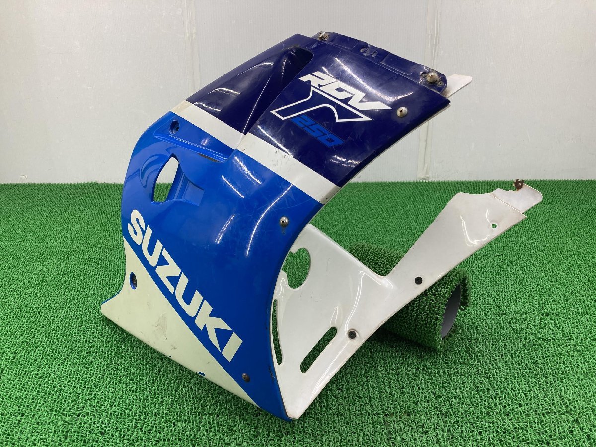 RGV250ガンマ サイドカウル 右 青/白 94471-12C00 スズキ 純正 中古