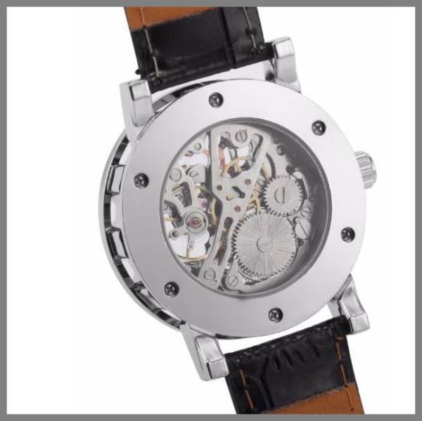 自動巻き ホワイト Knot 機械式腕時計 メンズ 日本製 40mm デイトナ