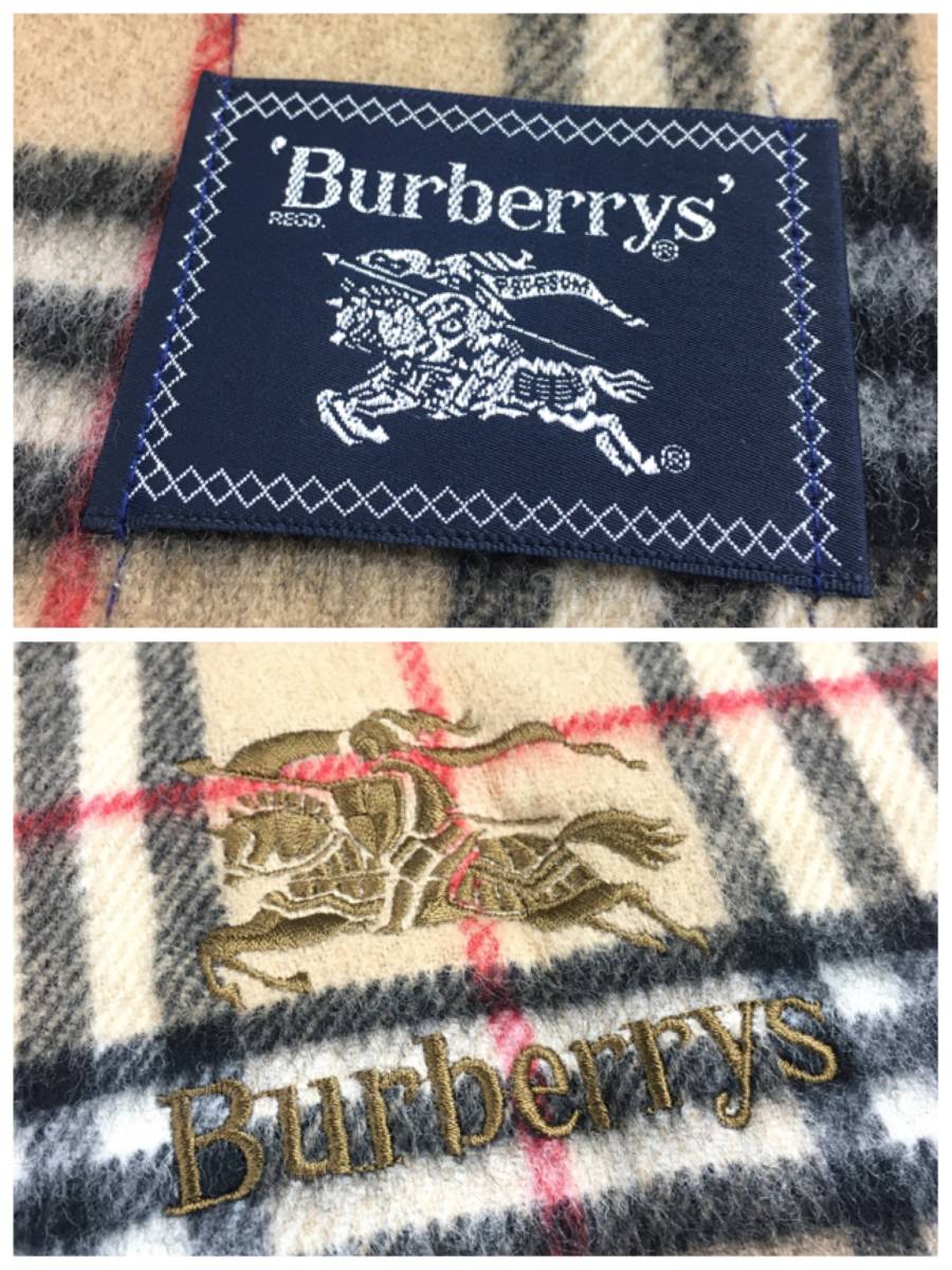 ☆C10620【美品】Burberrys バーバリーズ/ブランケット/ノバチェック