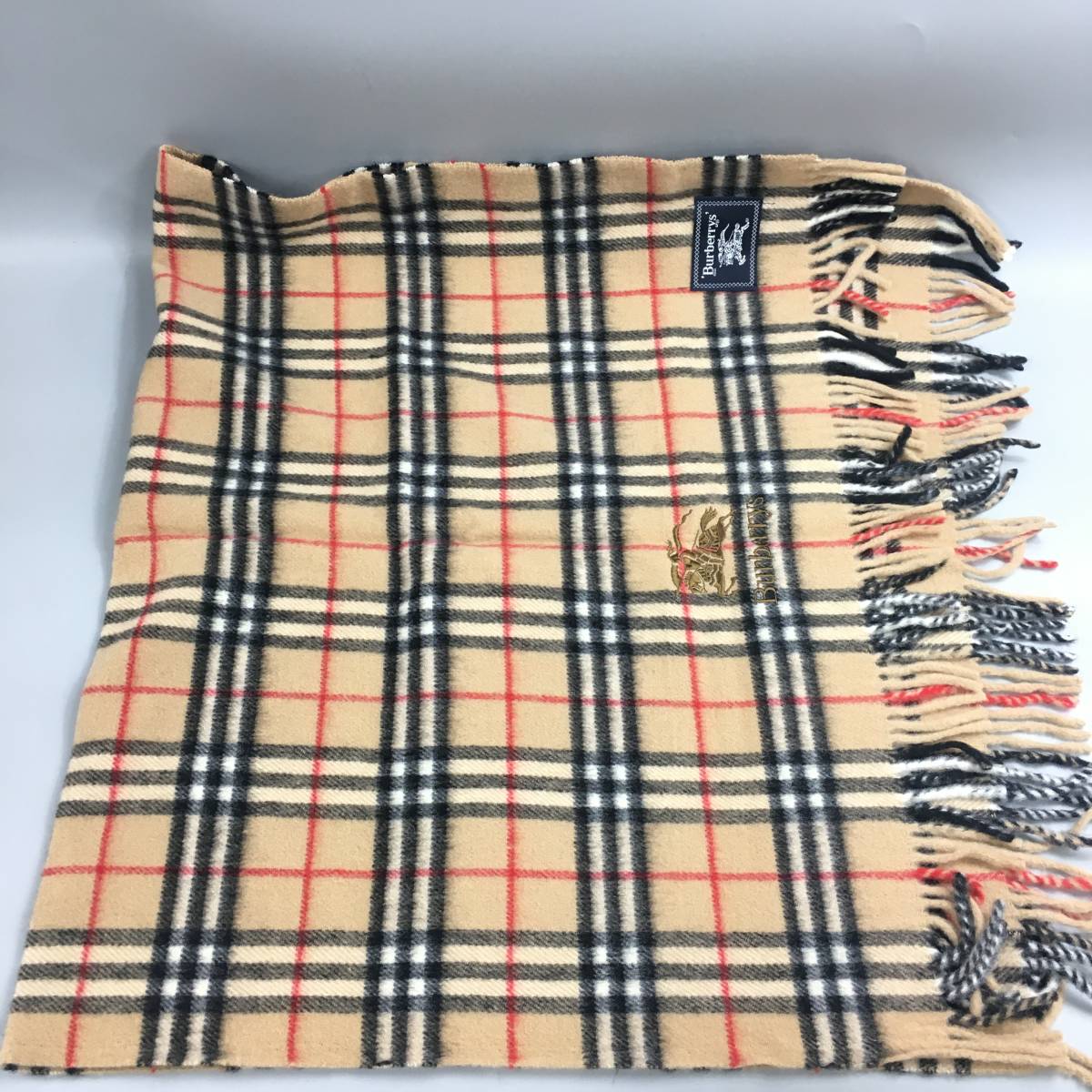 ☆C10620【美品】Burberrys バーバリーズ/ブランケット/ノバチェック