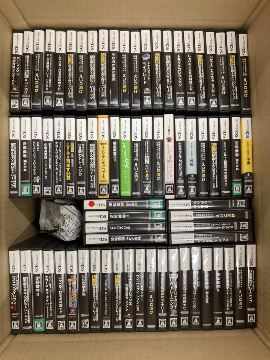 ☆大量☆DSソフト販売 DS_228【1円スタート！】大量約180本まとめ売り ゲームソフト