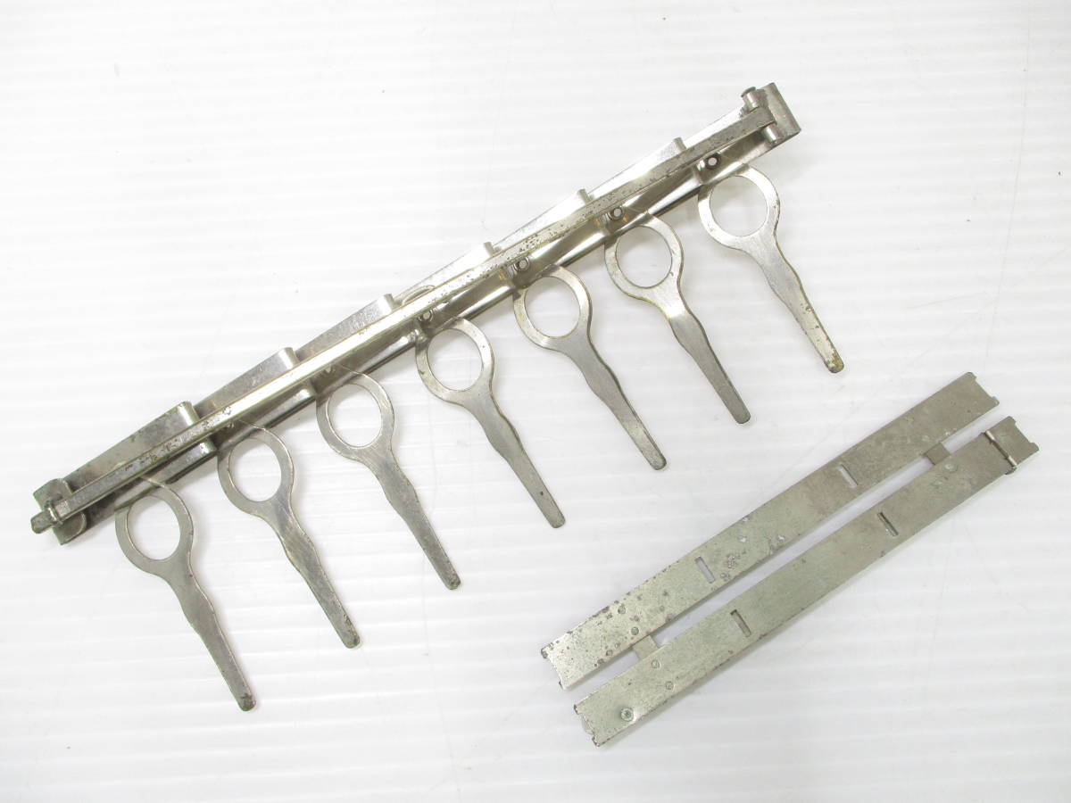 勲章吊金具 9連 勲章吊り金具 実物 日本軍 勲章吊金具 9連-【