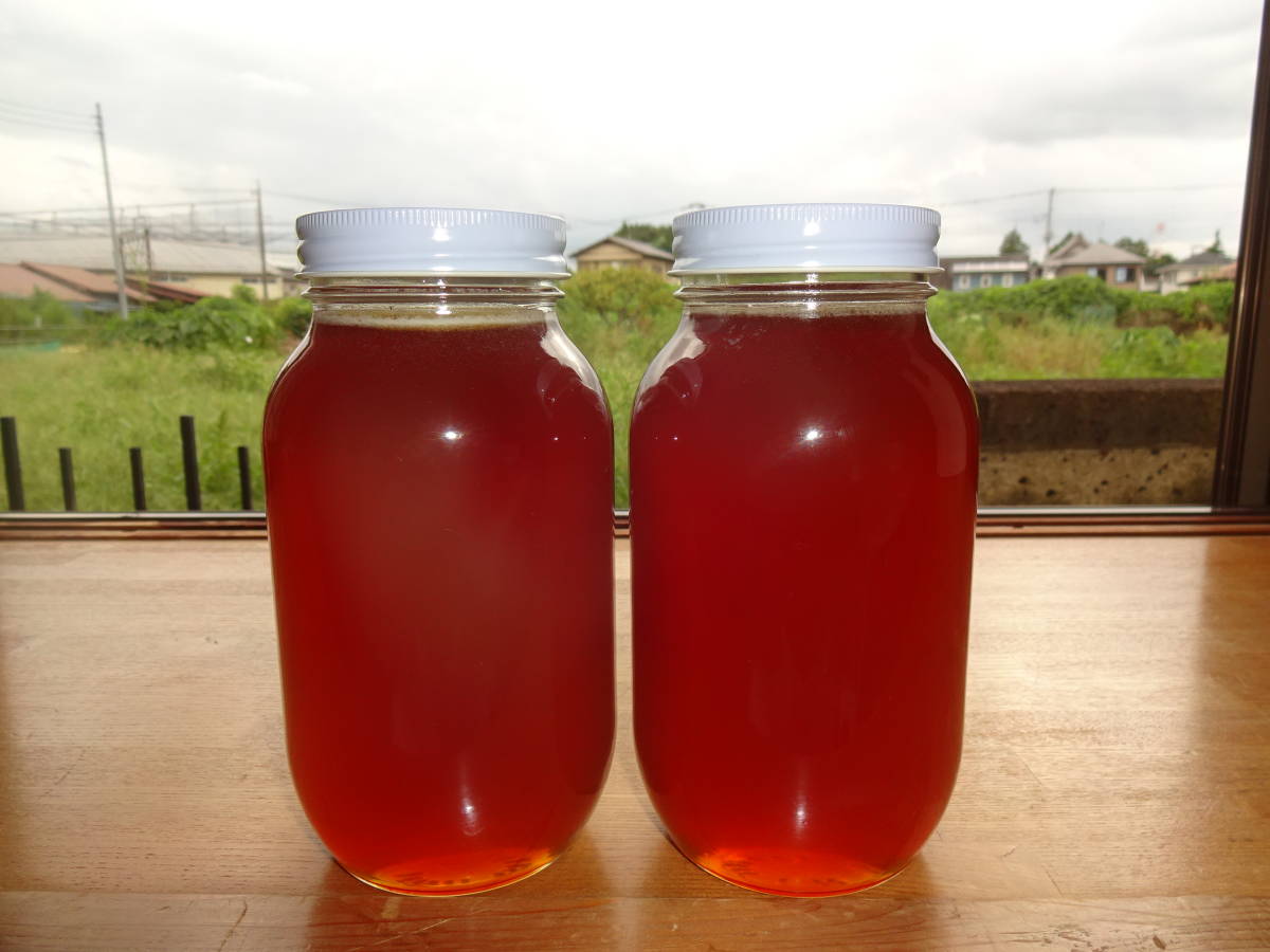 蜂蜜（日本蜜蜂1，1kg×2本） 【公式通販】