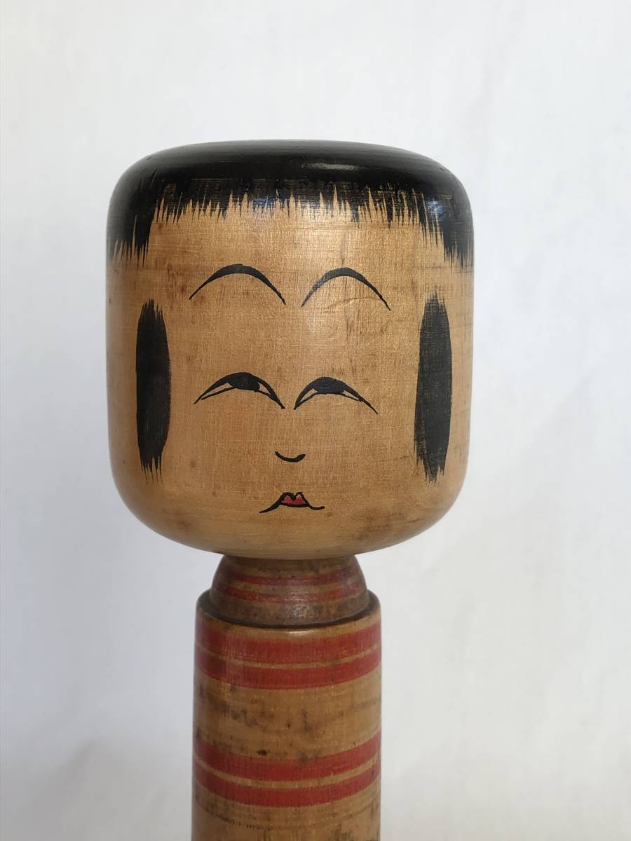伝統こけし 遠刈田系 佐藤丑蔵 作品（22.0cm 69才作） | Kokeshi Wiki