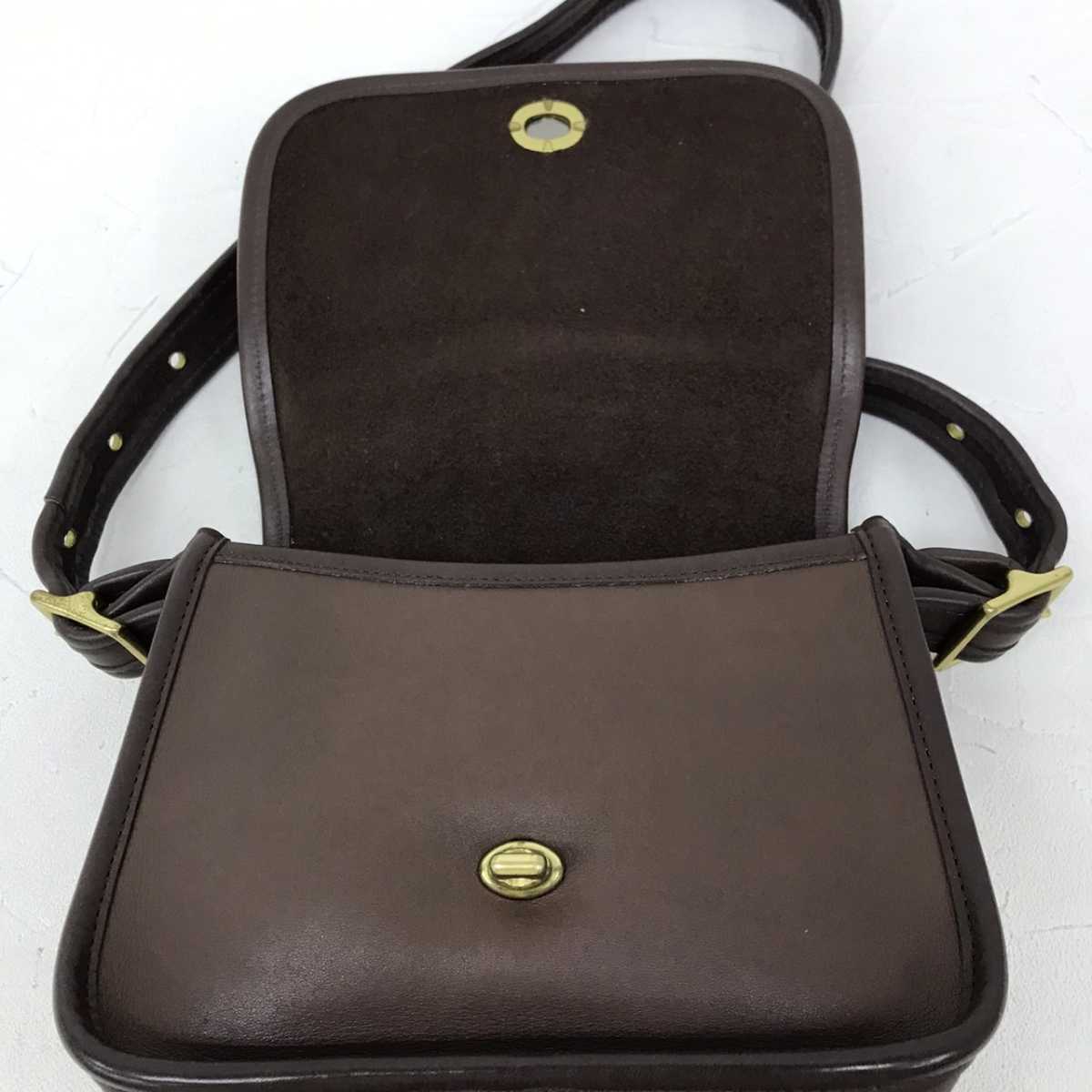 良品 USA製 OLD COACH オールドコーチ 9965 ターンロック式 本革 