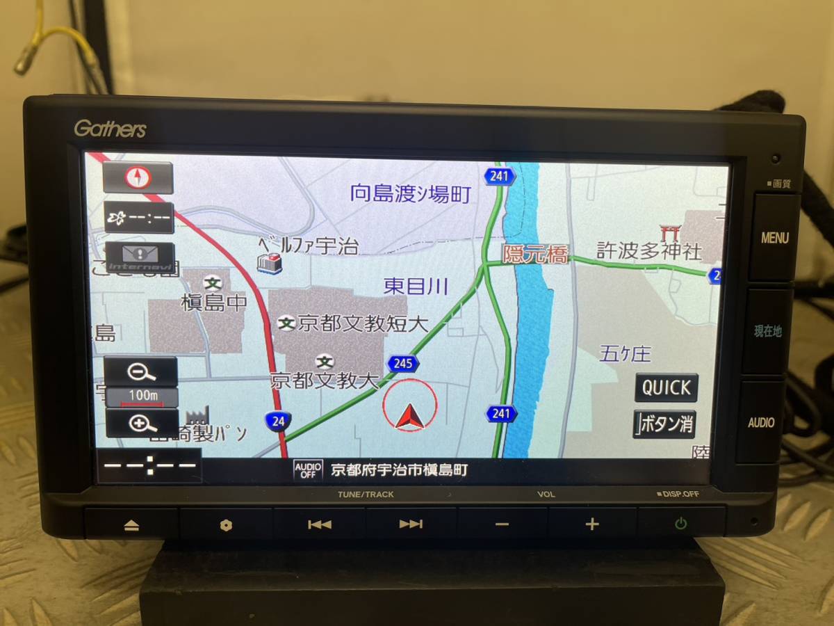 作動確認済み ホンダ純正 Gathers ギャザーズ インターナビ CN 