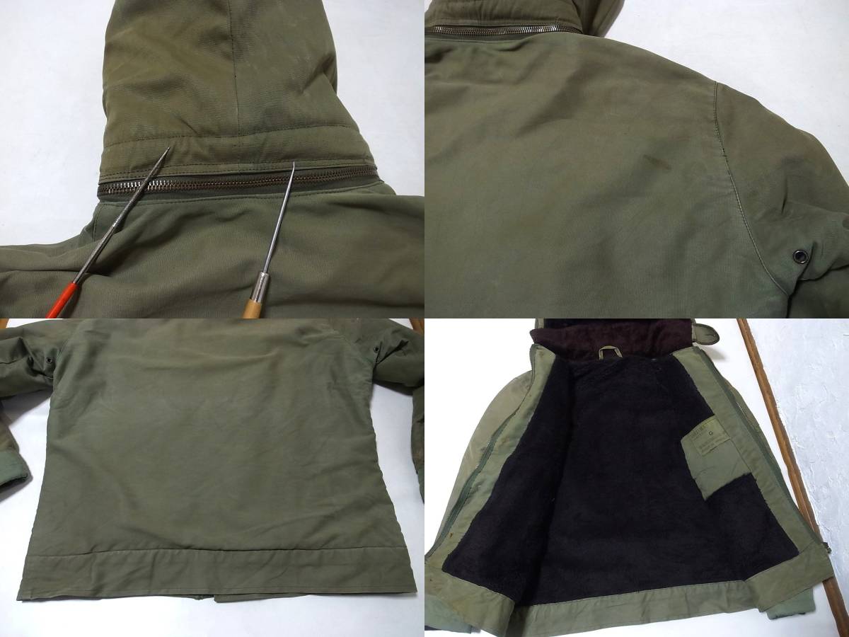 60s70s フランス軍 MN 海軍 デッキジャケット/ビンテージ30s40s 