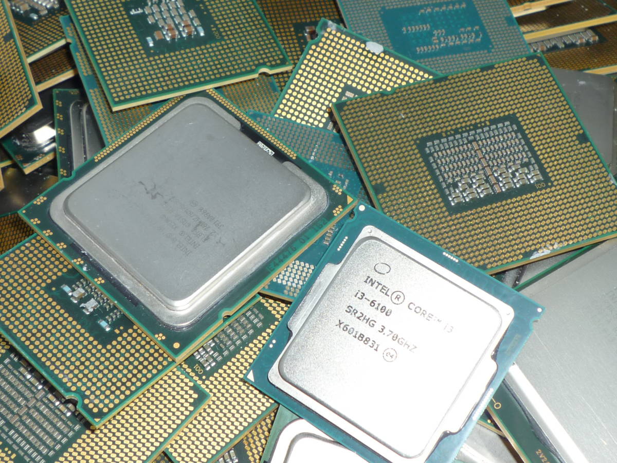 金 再生 ゴールド ジャンクCPU Intel 約5.2kg 錬金 都市鉱山 纏めて