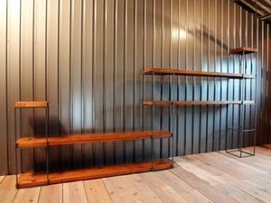 バーゲンで アイアンシェルフ 5段2個set アイアンキューブフレーム 国産オリジナル F 古材 足場板 飾り棚 オープンラック 陳列棚 店舗什器 インテリア 雑貨 Www Cu2ara Com