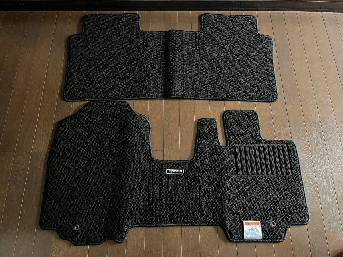 新車外し 】 スペーシア スズキ 純正 MK53S フロアマット 取付具付き 