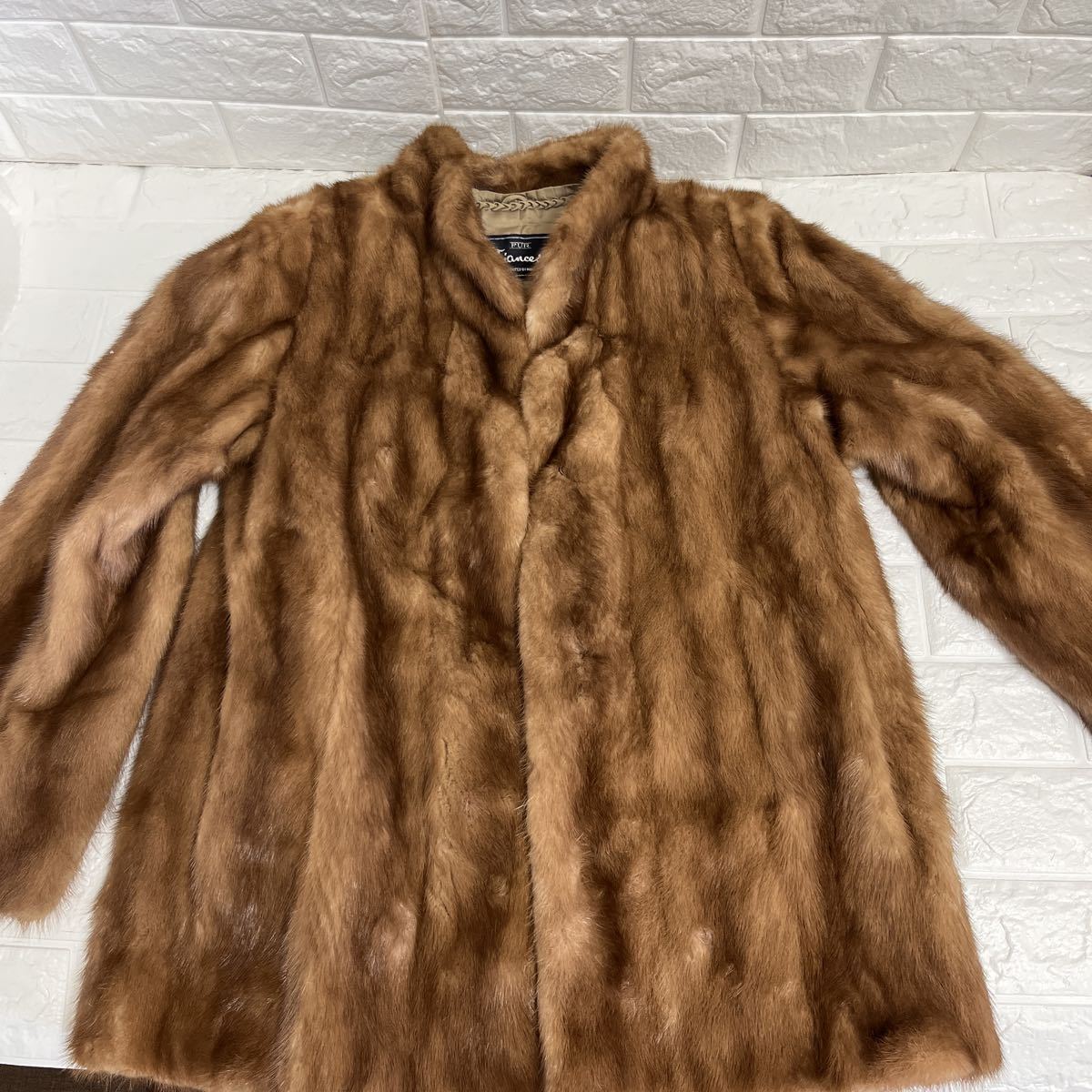毛皮コート ブラウン GQ6036○ミンク*MINK*高級毛皮*本毛皮*リアル 