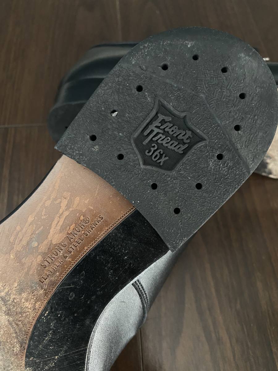 ■junhashimoto × TOSHINOSUKE TAKEGAHARA（foot the coacherフットザコーチャー）ストレートチップシューズ 中古品 TOSHINOSUKE junhashimoto × in Land !!!■