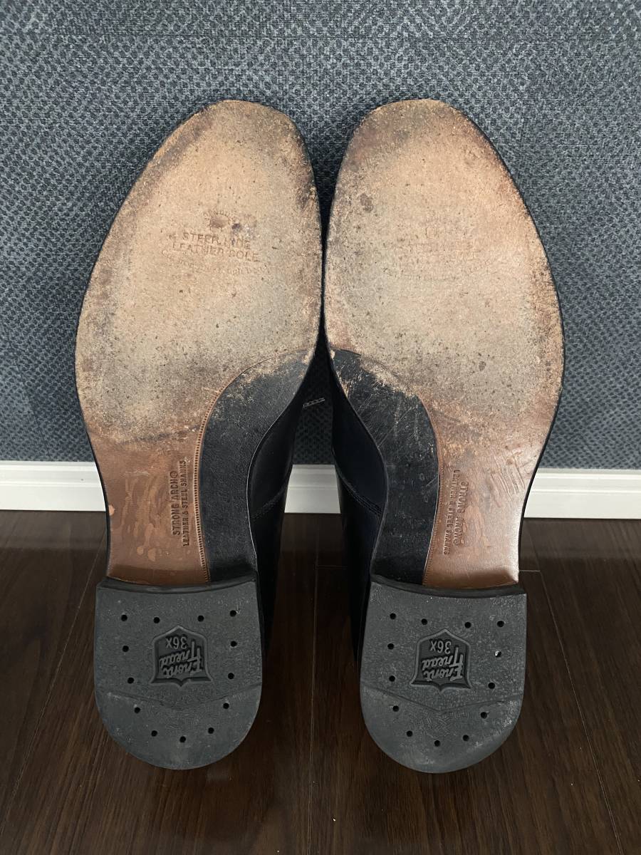 ■junhashimoto × TOSHINOSUKE TAKEGAHARA（foot the coacherフットザコーチャー）ストレートチップシューズ 中古品 TOSHINOSUKE junhashimoto × in Land !!!■