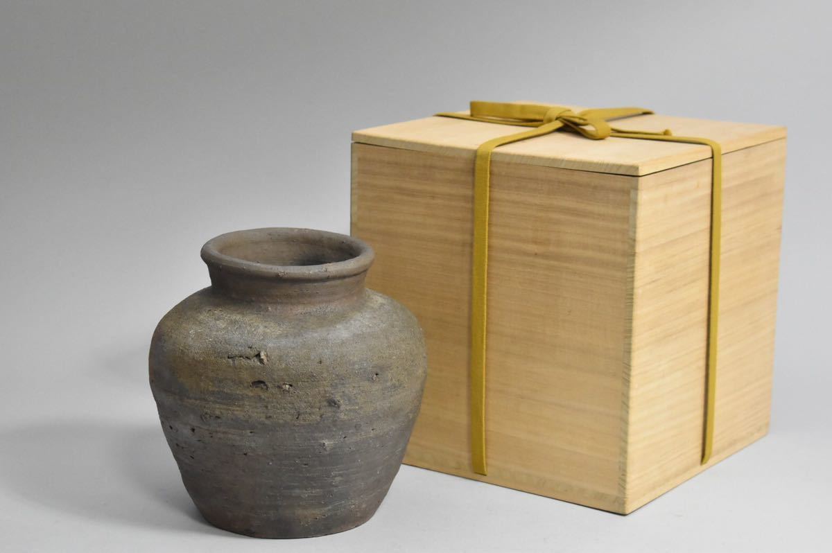 英】797 時代 古備前壷 窯印(陶印)あり 日本美術 備前焼 壺 骨董品