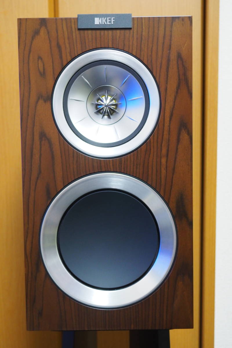 KEF R300 3WAY ブックシェルフ型スピーカー ウォールナット ペア