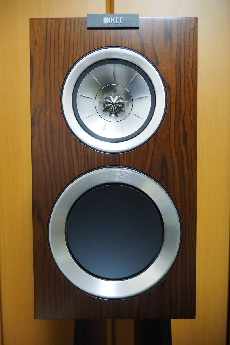 KEF R300 3WAY ブックシェルフ型スピーカー ウォールナット ペア