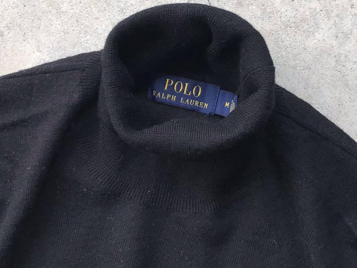POLO ラルフローレン タートルネック仕様 ハイゲージ メリノウール 