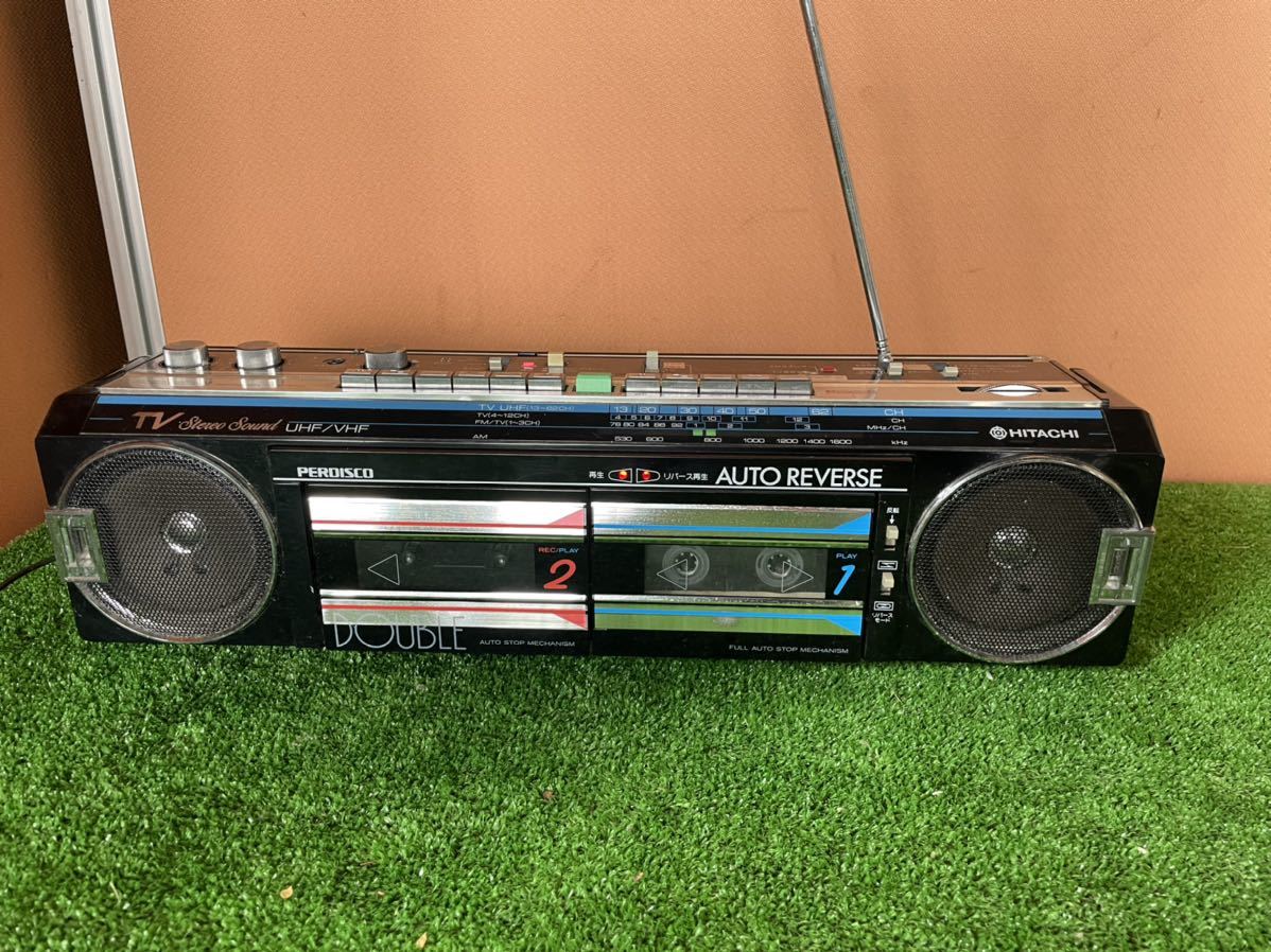HITACHI 日立 ラジカセ TRK-W440 通電確認のみ の入札履歴 - 入札者の順位