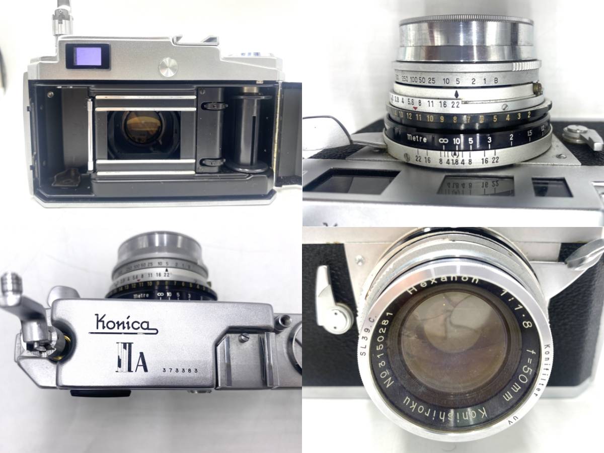 Konica/コニカ KonicaⅢA/3A フィルム カメラ Konishiroku Hexanon 1