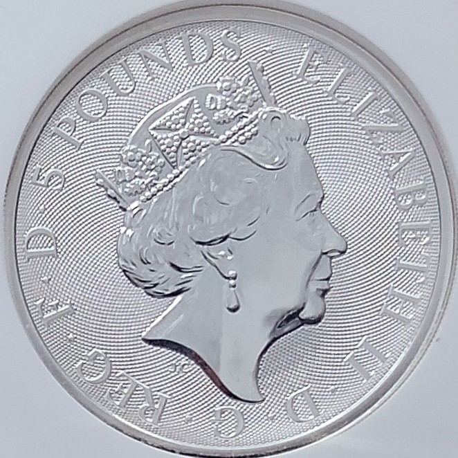 美術品・アンティーク・コレクション NGC MS67 イギリス 2ポンド銀貨 2021
