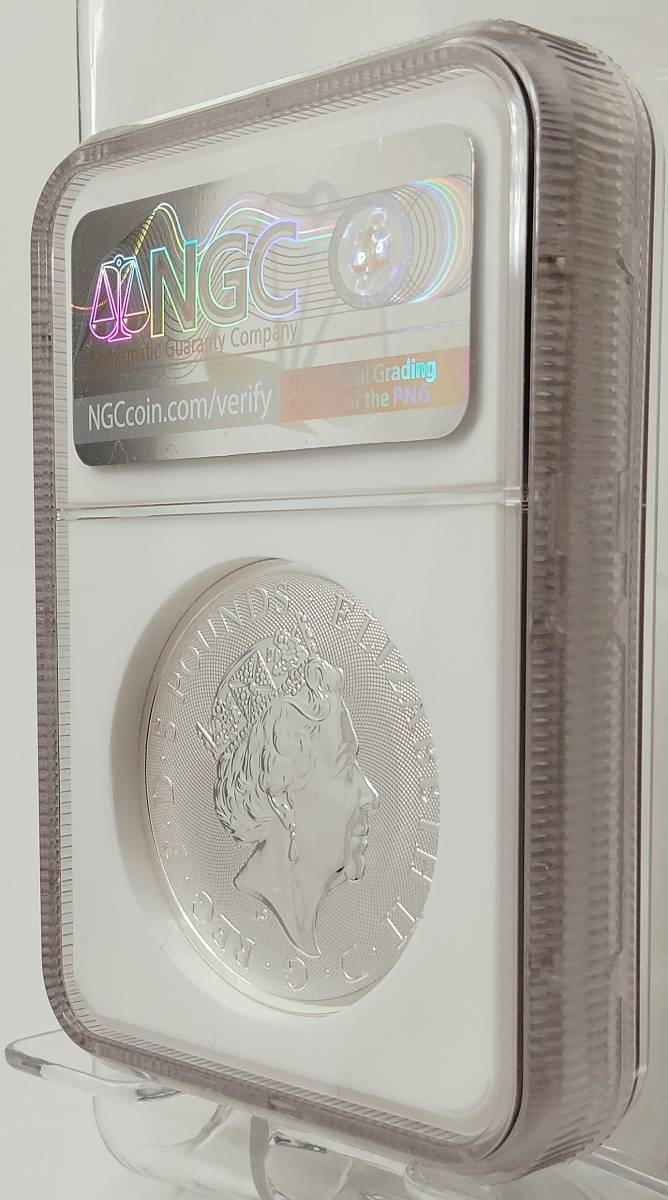 美術品・アンティーク・コレクション NGC MS67 イギリス 2ポンド銀貨 2021