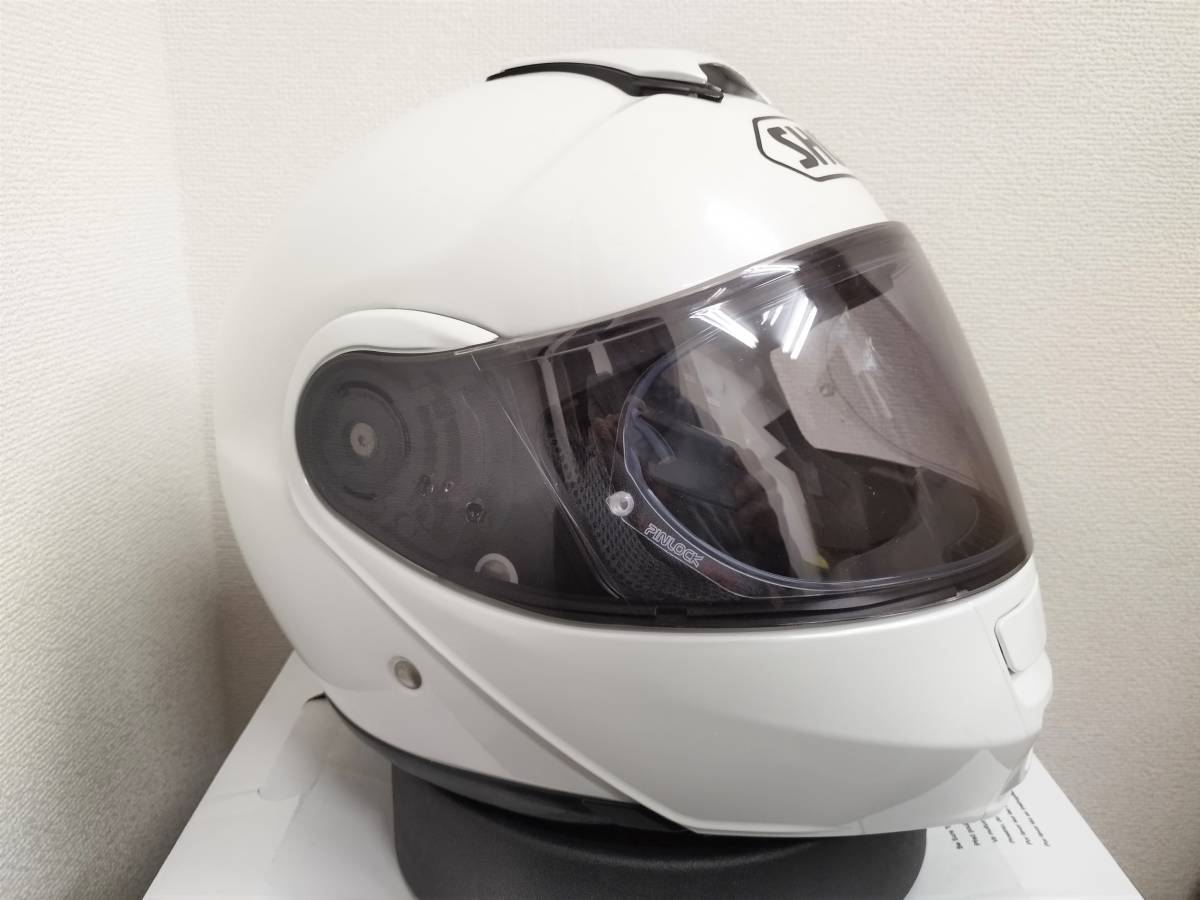 SHOEI NEOTEC ネオテック システム ヘルメット ルミナスホワイト ピン