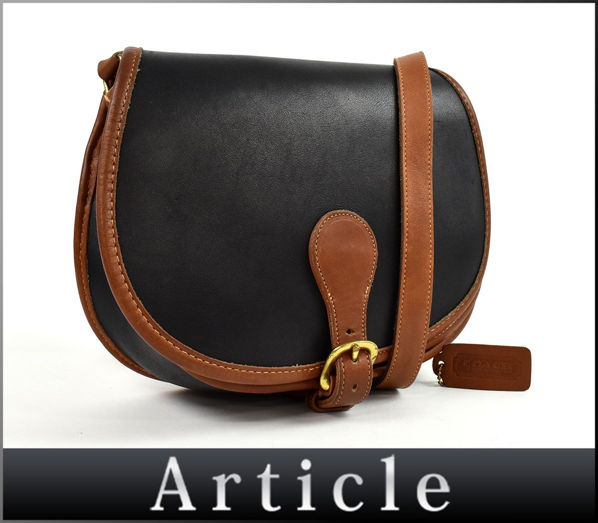 100%新品，セール 134928 COACH コーチ ショルダーバッグ 斜めがけ 鞄 4105 レザー 革 ブラック ブラウン レディース オールドコーチ ゴールド金具/ B(スエード)｜売買されたオークション情報、yahooの商品情報をア スエード