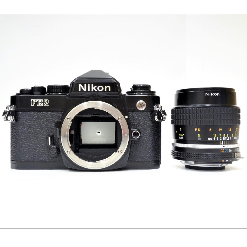 Nikon FE 一眼レフ フィルムカメラ レンズ付 ジャンク 1円【ジャンク】Nikon ニコン/フィルムカメラ/レンズ付き/FE2/42