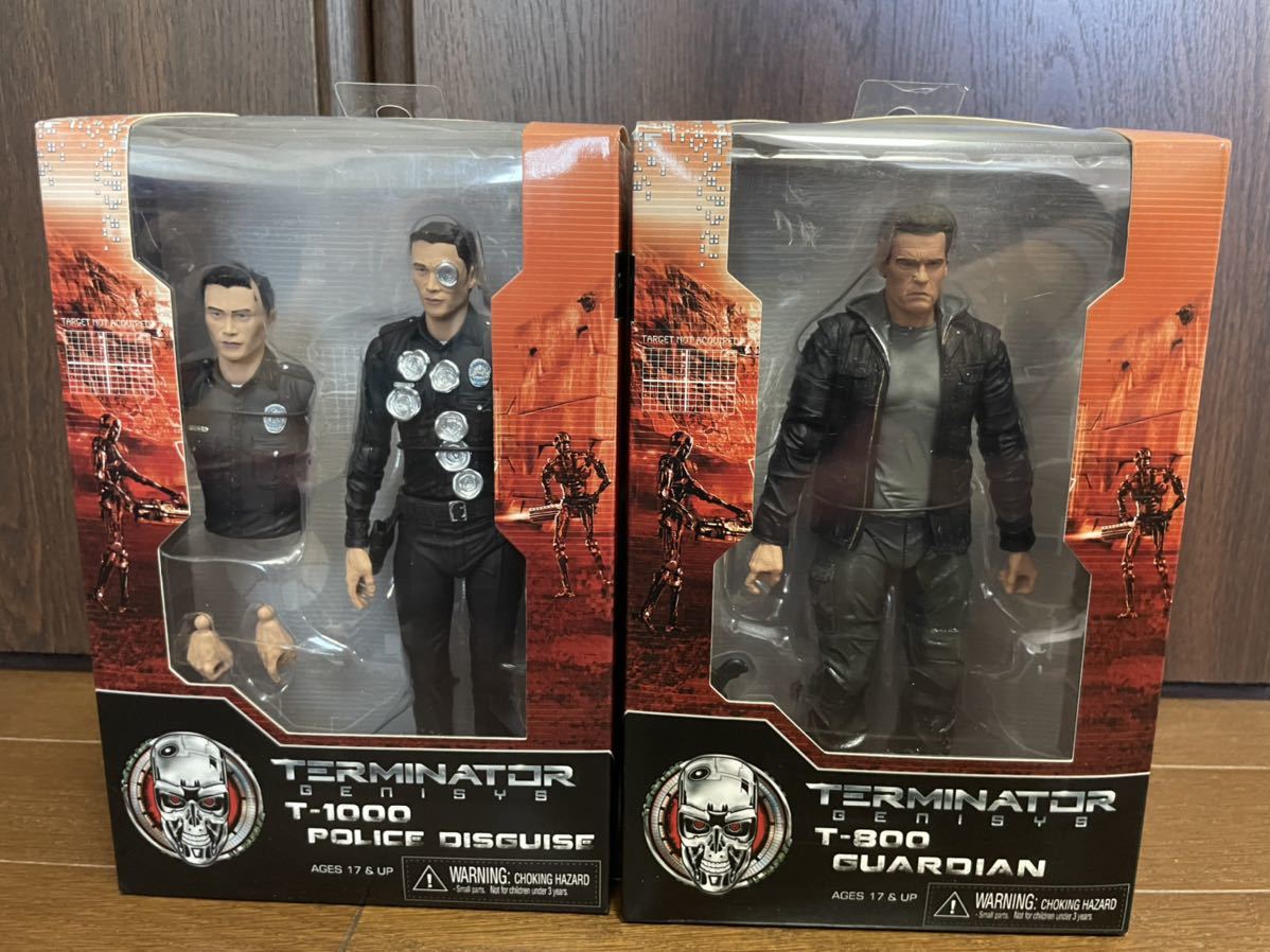 限定セール，HOT ネカ NECA TERMINATOR ターミネーター 映画 GENISYS ジェニシス 7インチ フィギュア T-800 GUARDIAN T-1000 POLICE DISGUISE(ターミネーター)｜売買されたオークション情報、yahooの商品情報をアーカイブ公開 - ターミネーター