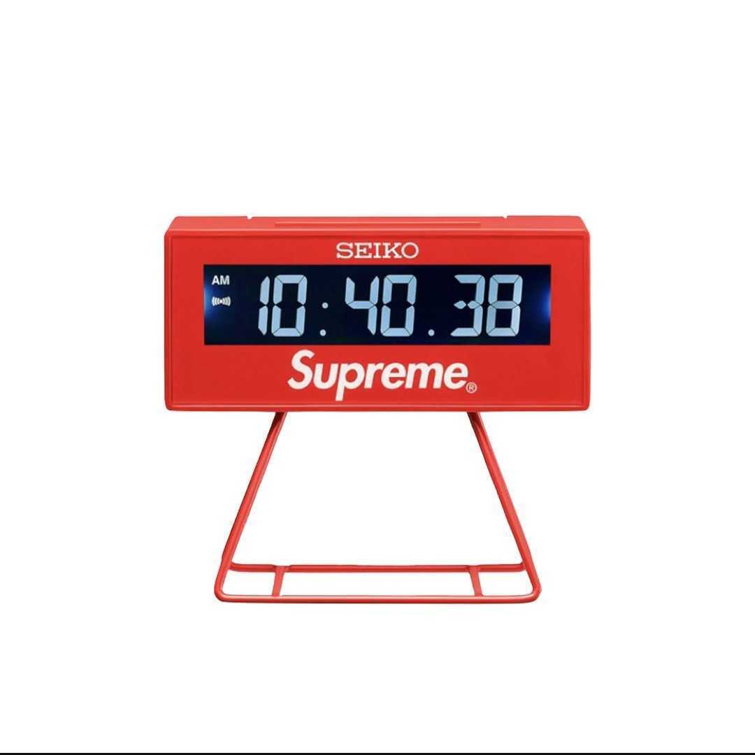 国内正規品 新品未使用 Supreme Seiko Marathon Clock Red