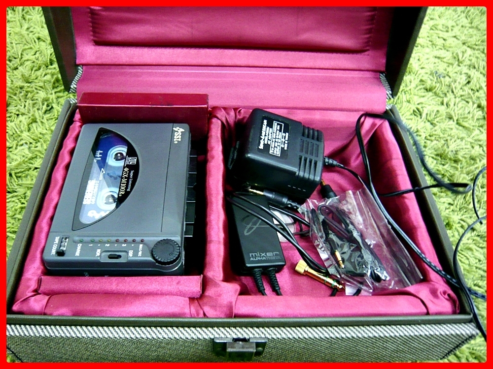 □SSI 速聴機 カセットデッキ 4GX-M100R 動作品 ◇◇SSI速聴機カセット