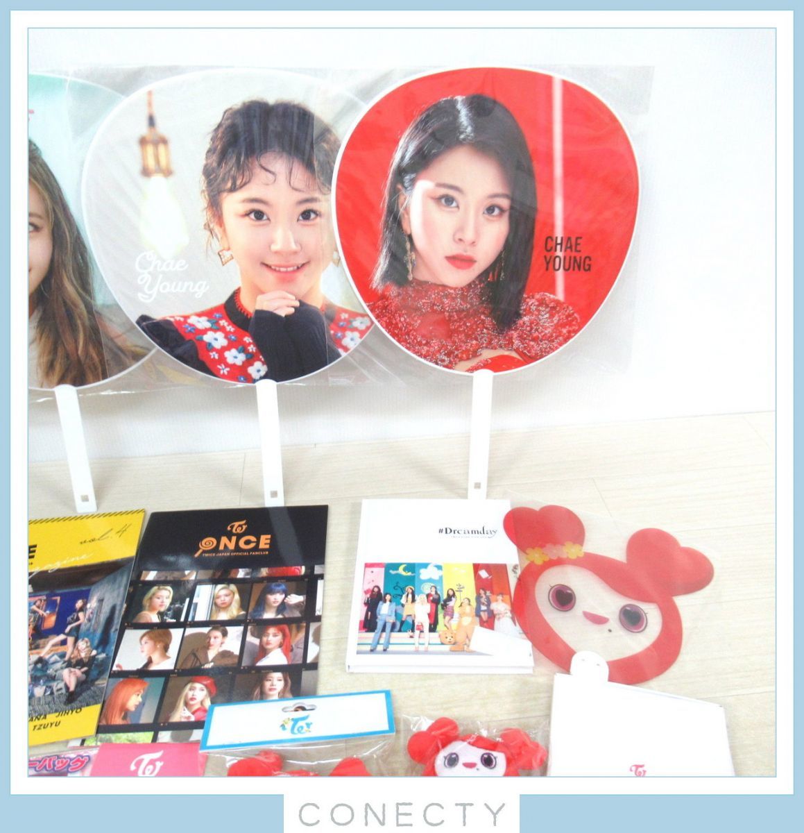 TWICE グッズセット うちわ バッグチャーム 会報 トレカ チェヨン A1