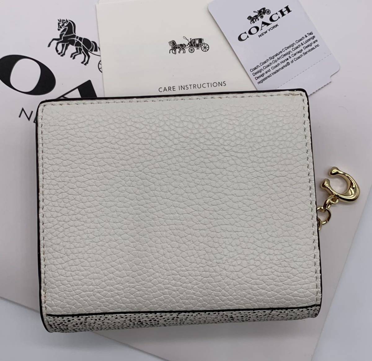 x ディズニー COACH コーチ 財布 C7433 折り財布 IMCAH キース X 