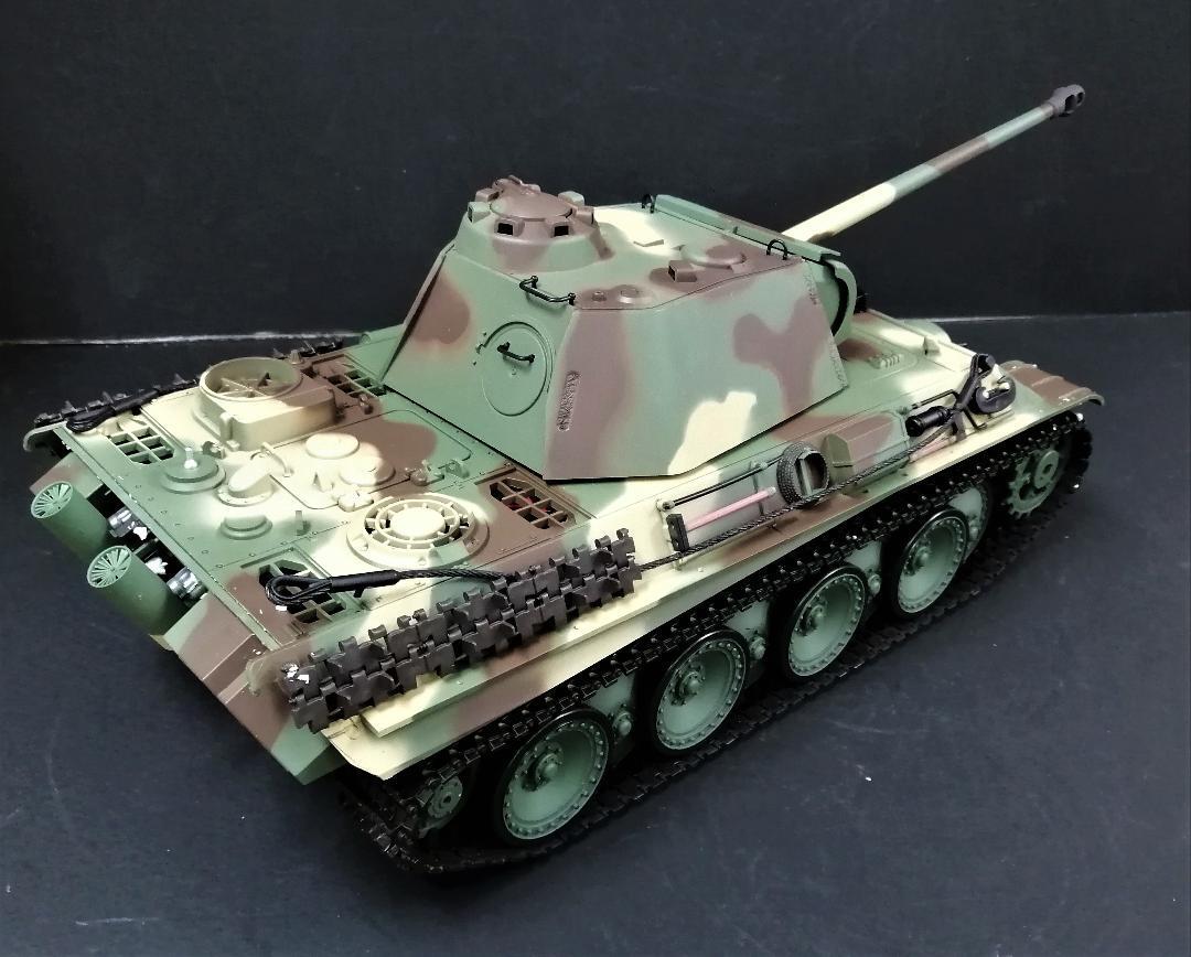 ヘンロン3879-1 1⁄16サイズ戦車ラジコン ドイツパンサーG 7.0基板 戦車