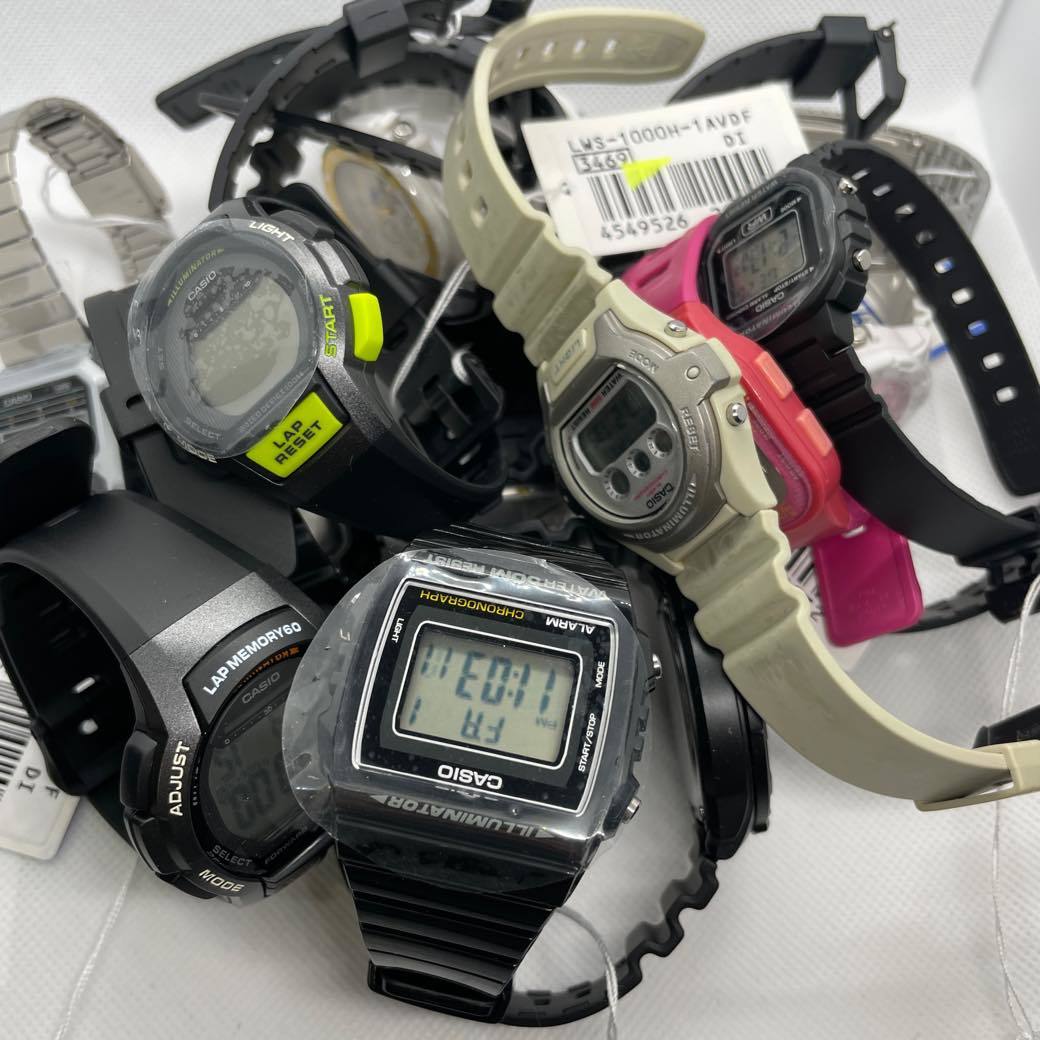 1スタ】CASIO ジャンク 15本 大量 まとめ売 カシオ 腕時計 ジャンク 