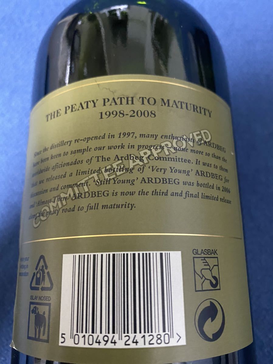 アードベック オールモスト ゼア ARDBEG almost there 1998〜2008