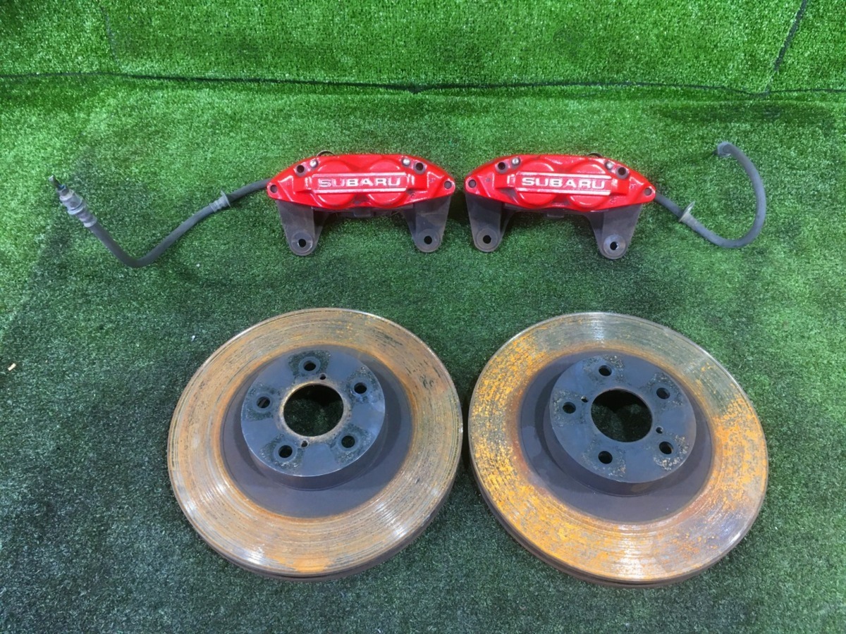 GRB インプレッサ WRX STi 純正 brembo キャリパー ディスクローター 