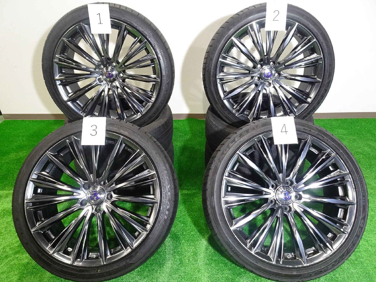 4本 RAYS ベルサス VOUGE 20インチ 8.5J+38 5H 114.3 ラジアル 