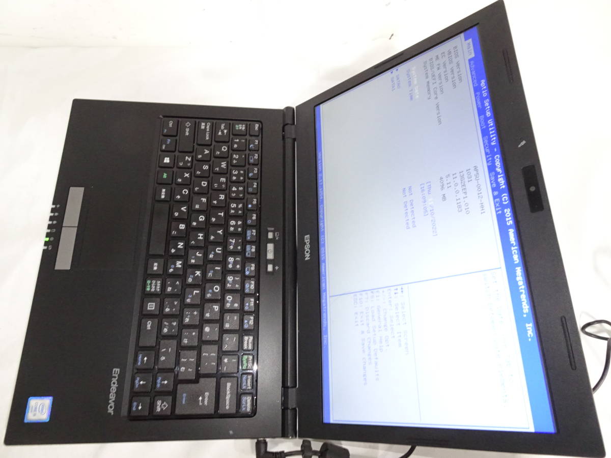 EPSON Endeavor 13.3型 ノートパソコン Core i5 6200U メモリ4GB Wi 