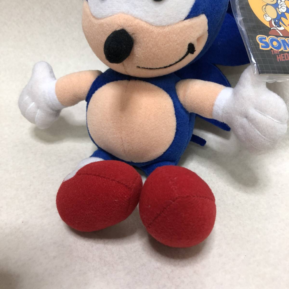 ソニック SEGA ぬいぐるみ タグ付 ソニックザヘッジホッグ 1993年