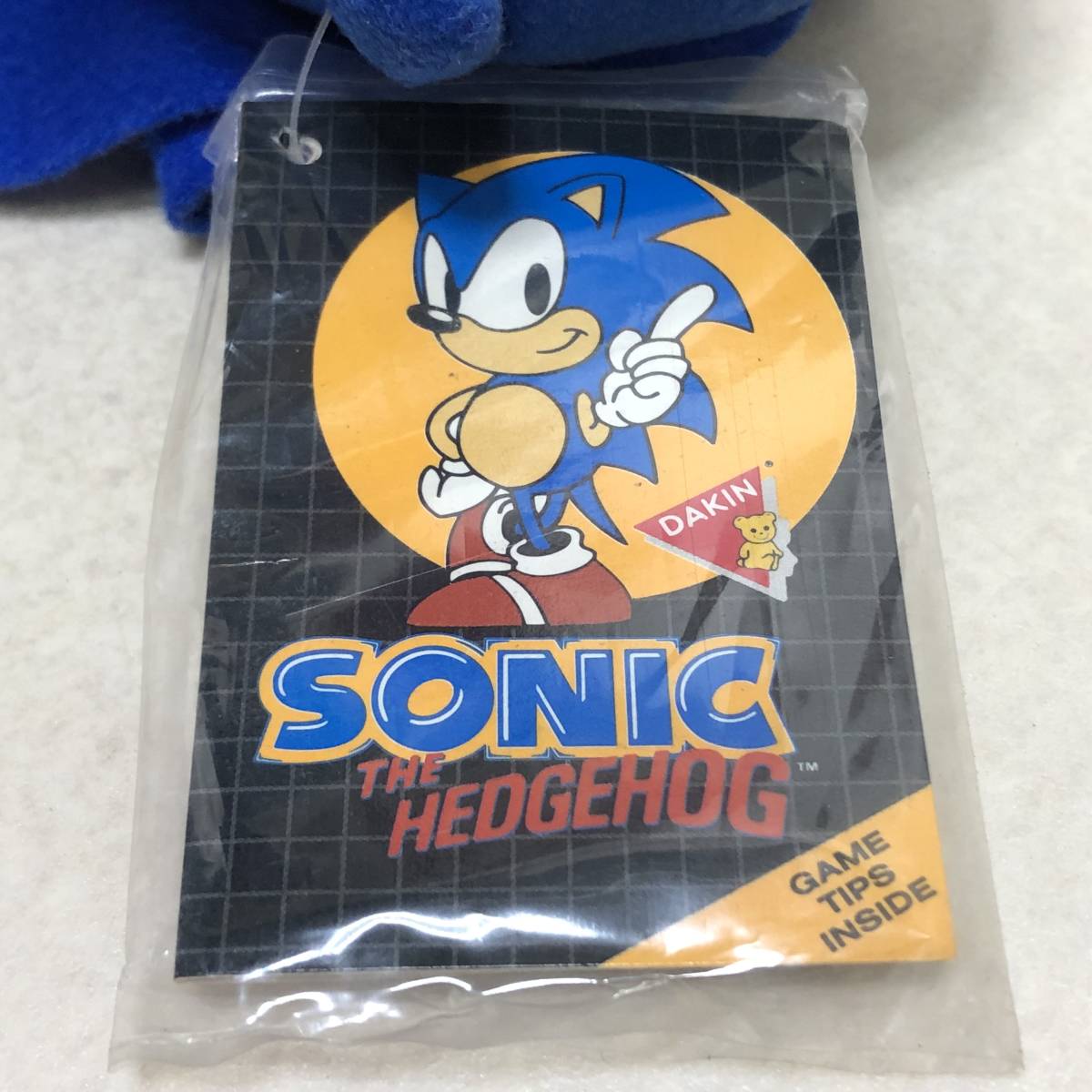 ソニック SEGA ぬいぐるみ タグ付 ソニックザヘッジホッグ 1993年