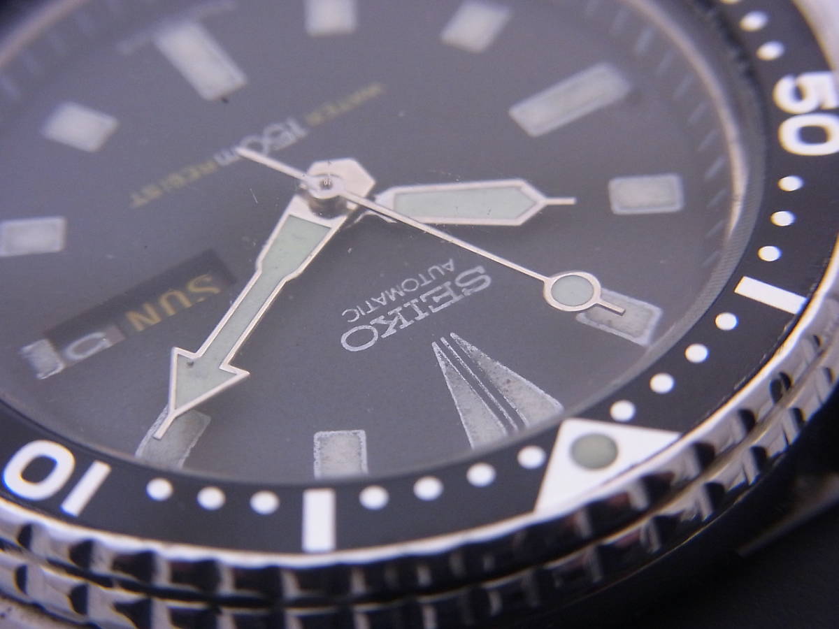 ○セイコー SEIKO デイデイトダイバー 4TH モデル 6309-729A F1 