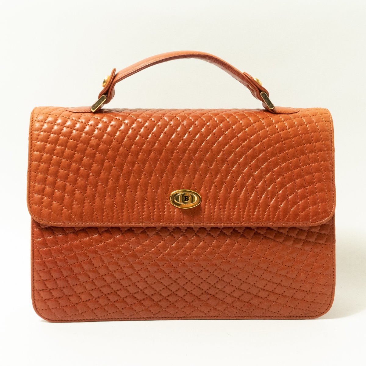1円スタート】BALLY バリー ハンドバッグ レザーバッグ 手提げ 