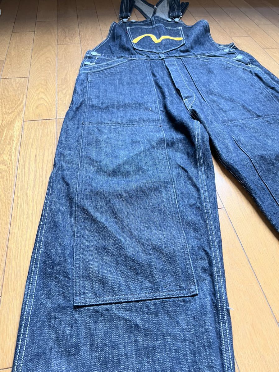 美品 EVISU エヴィス エビスデニムオーバーオール 34 日本製 初期(W34