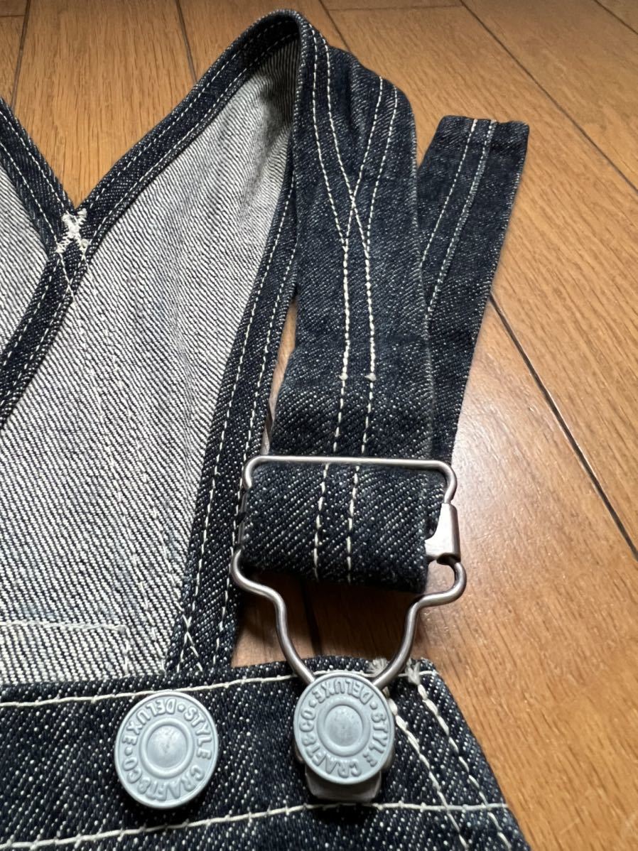 美品 EVISU エヴィス エビスデニムオーバーオール 34 日本製 初期(W34