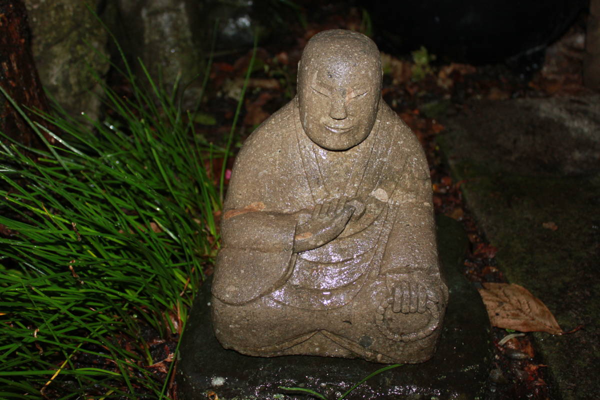 木が石になった置物 なぜかお金持ちの家にある布袋様『大金運布袋尊オルゴナイト』【金運