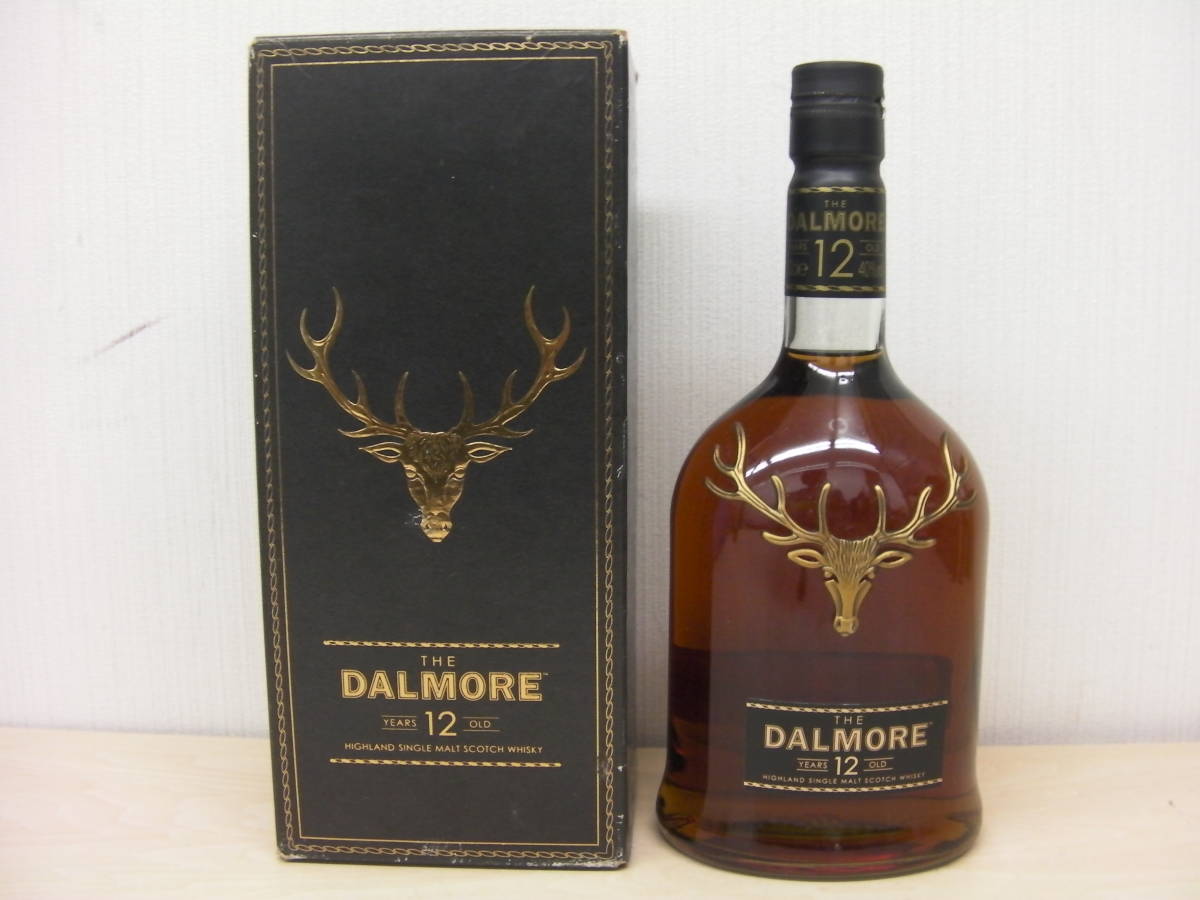 ダルモア 12年 700ml 箱付き　未開栓 未開栓◇DALMORE◇ダルモア◇箱付き◇12年◇シングルモルト◇700ml◇古