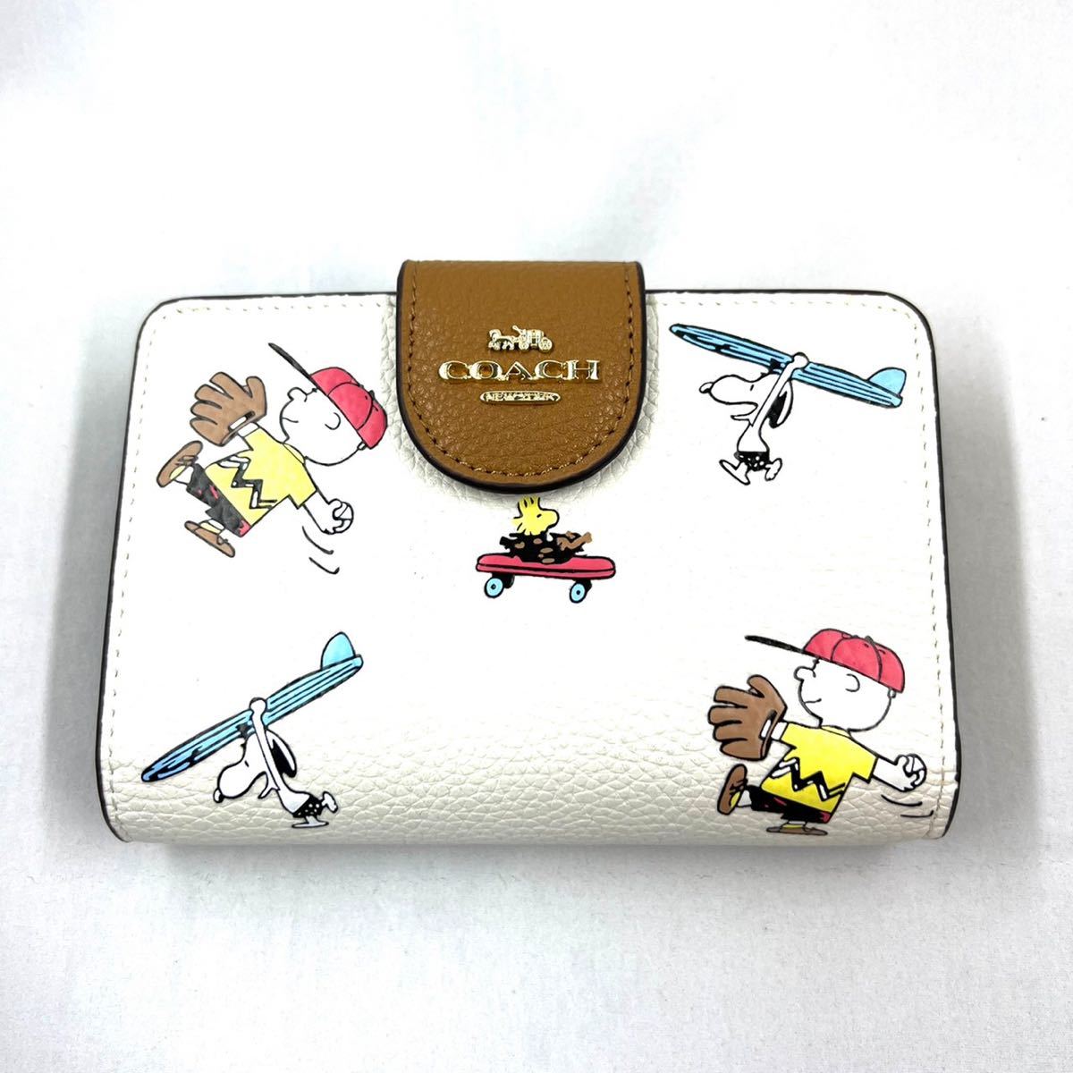 COACH スヌーピー 二つ折り財布 サーフ COACH スヌーピー 二つ折り財布